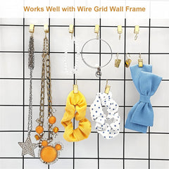 100 pack gold curtain clips for indoor decor