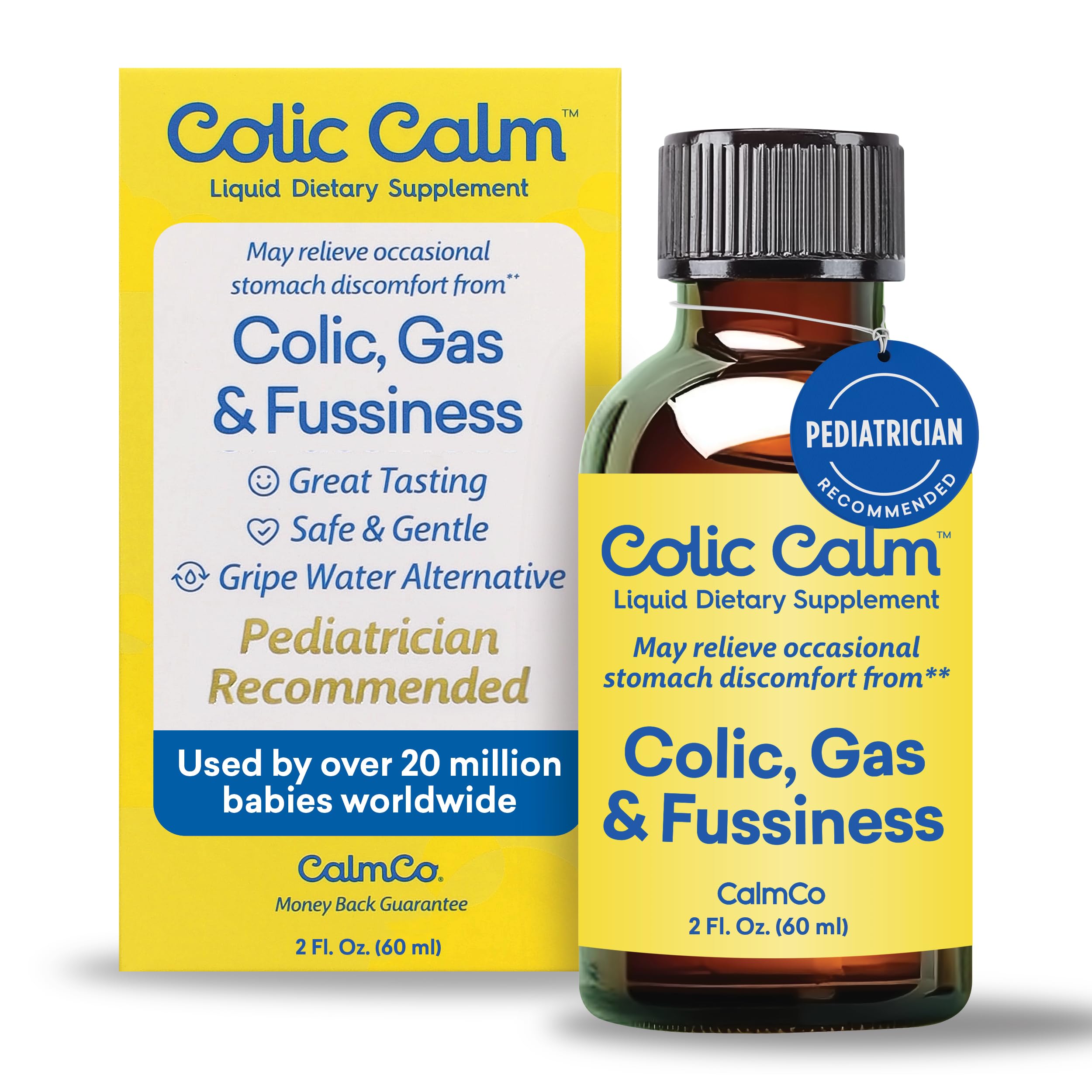 Colic Calm infant gripe water bottle 2 fl oz