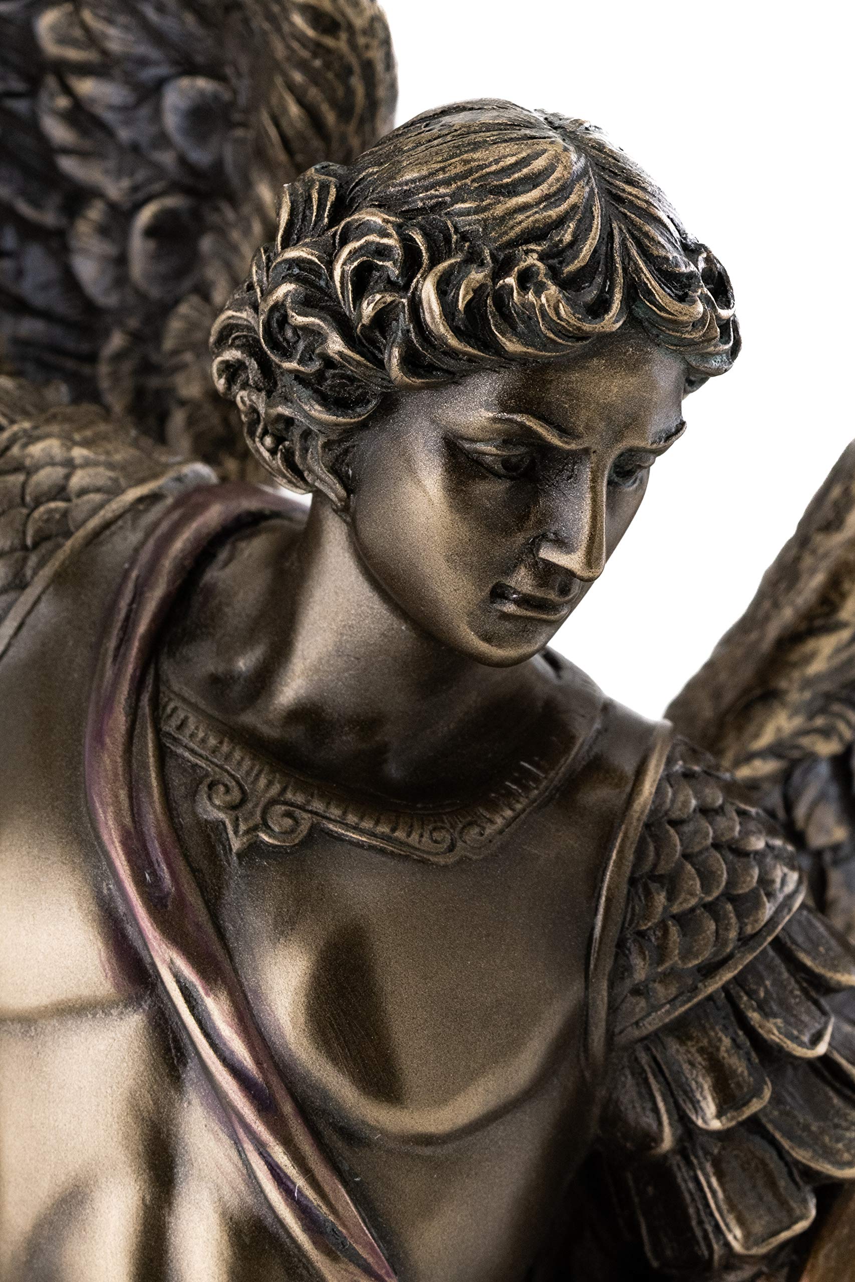 Guido Reni inspired Archangel Michael sculpture