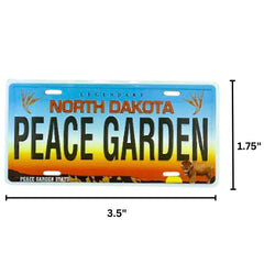 Collectible North Dakota souvenir magnet packaging
