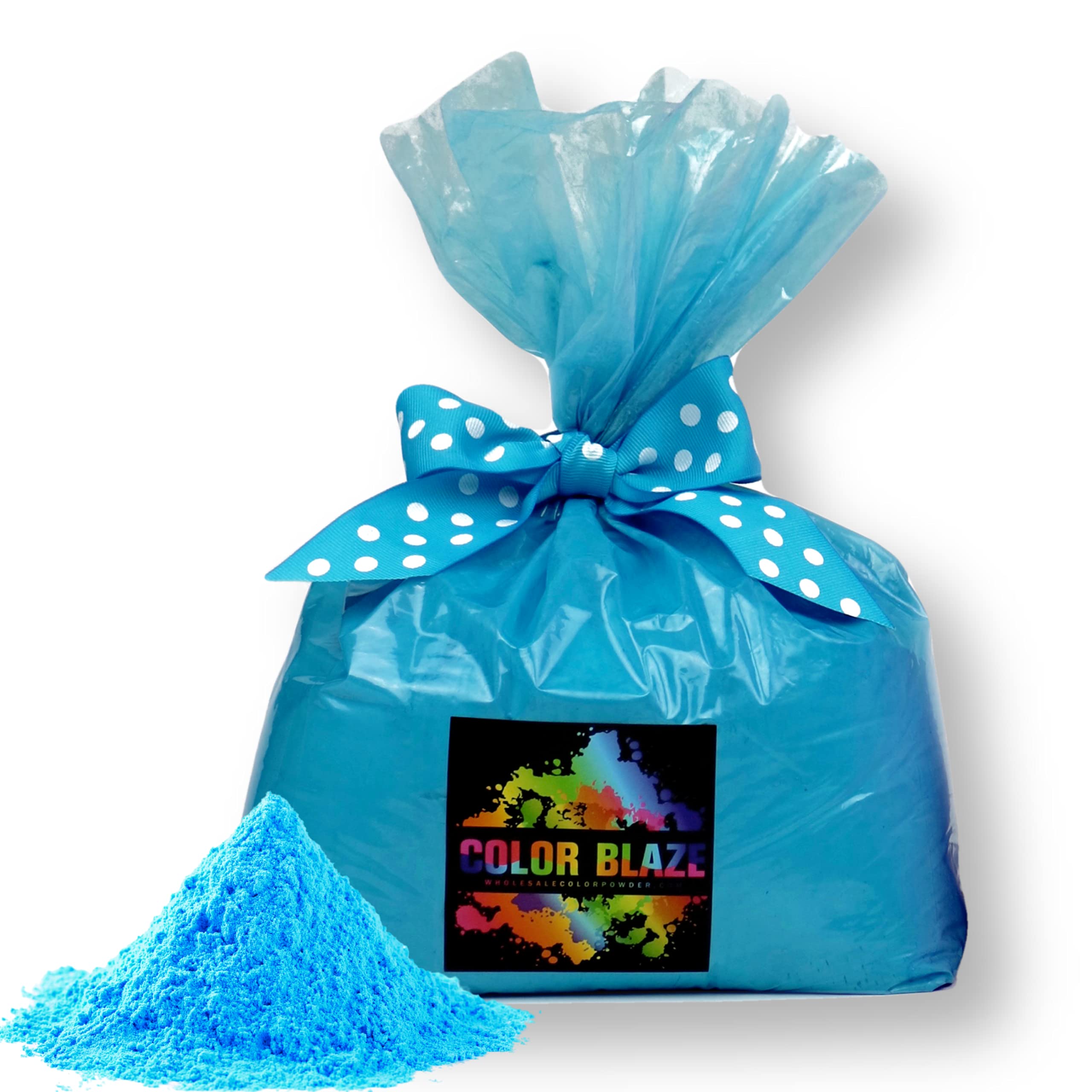 Color Blaze Holi powder blue 5 lbs bulk bag