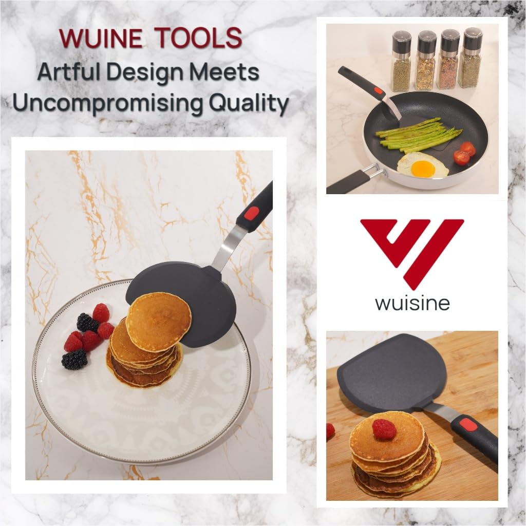 Balanced weight silicone spatula for precise stirring