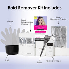 Bold shades removal with Color Oops Bold Remover semi-permanent dye