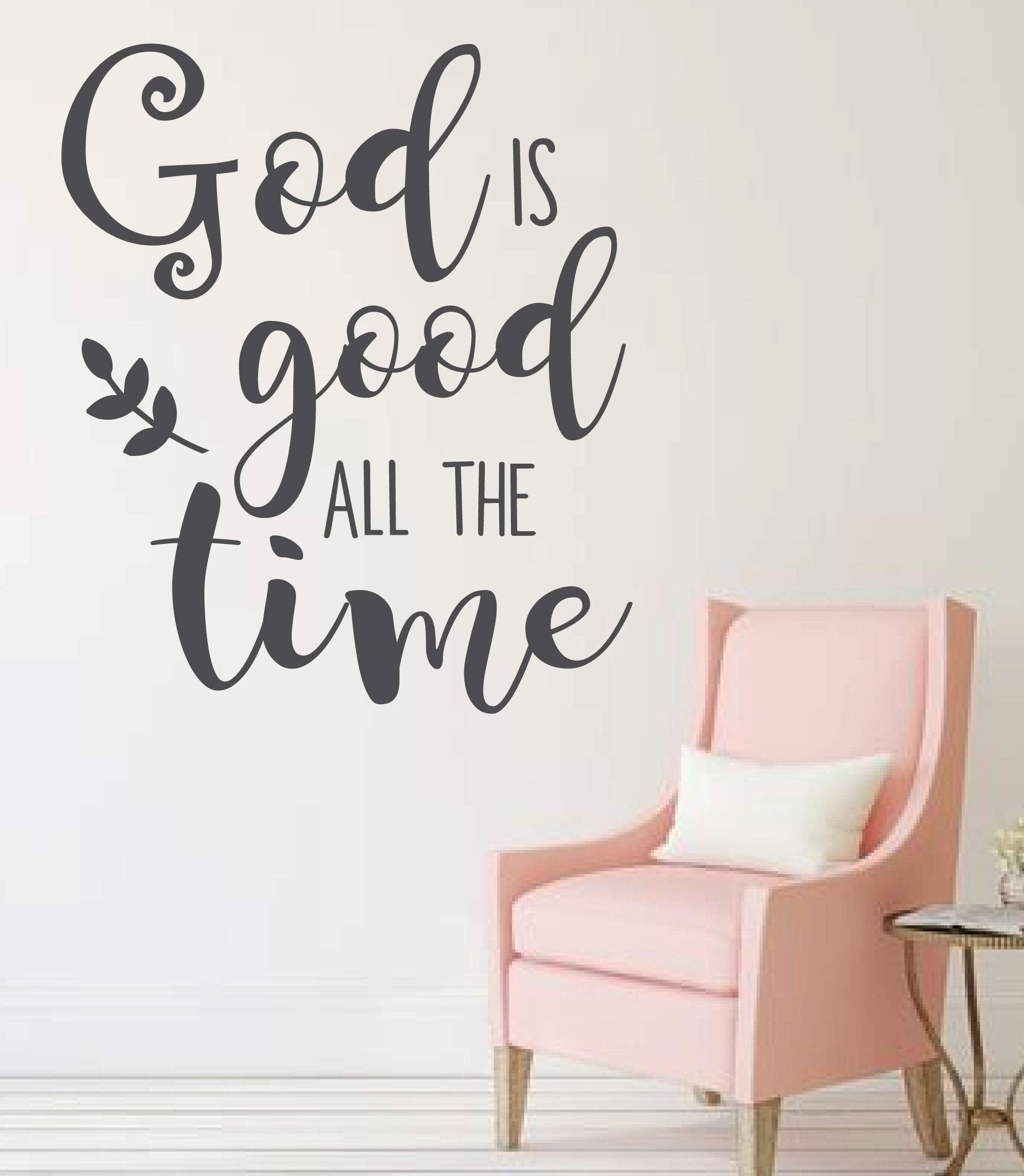 Color options display for God is Good All the Time Wall Decal