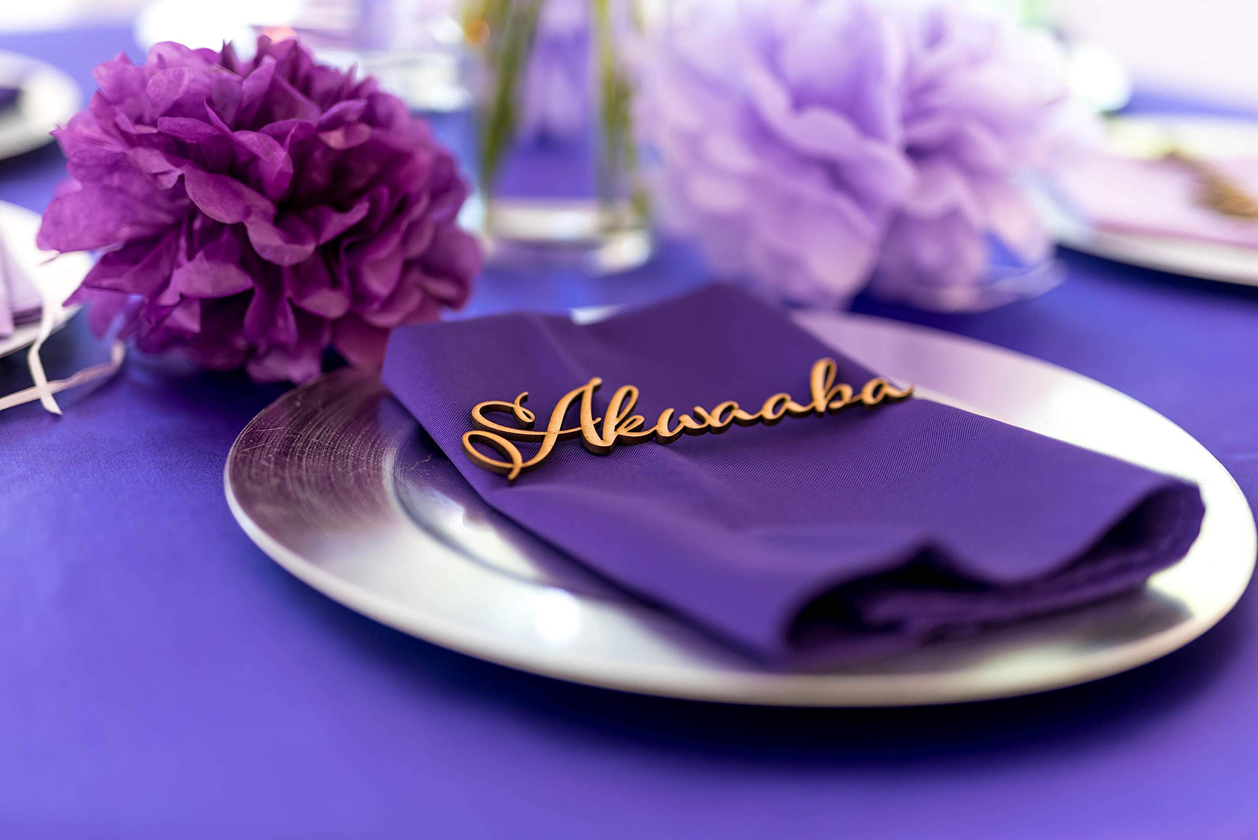 Bronze mirror color option for place cards