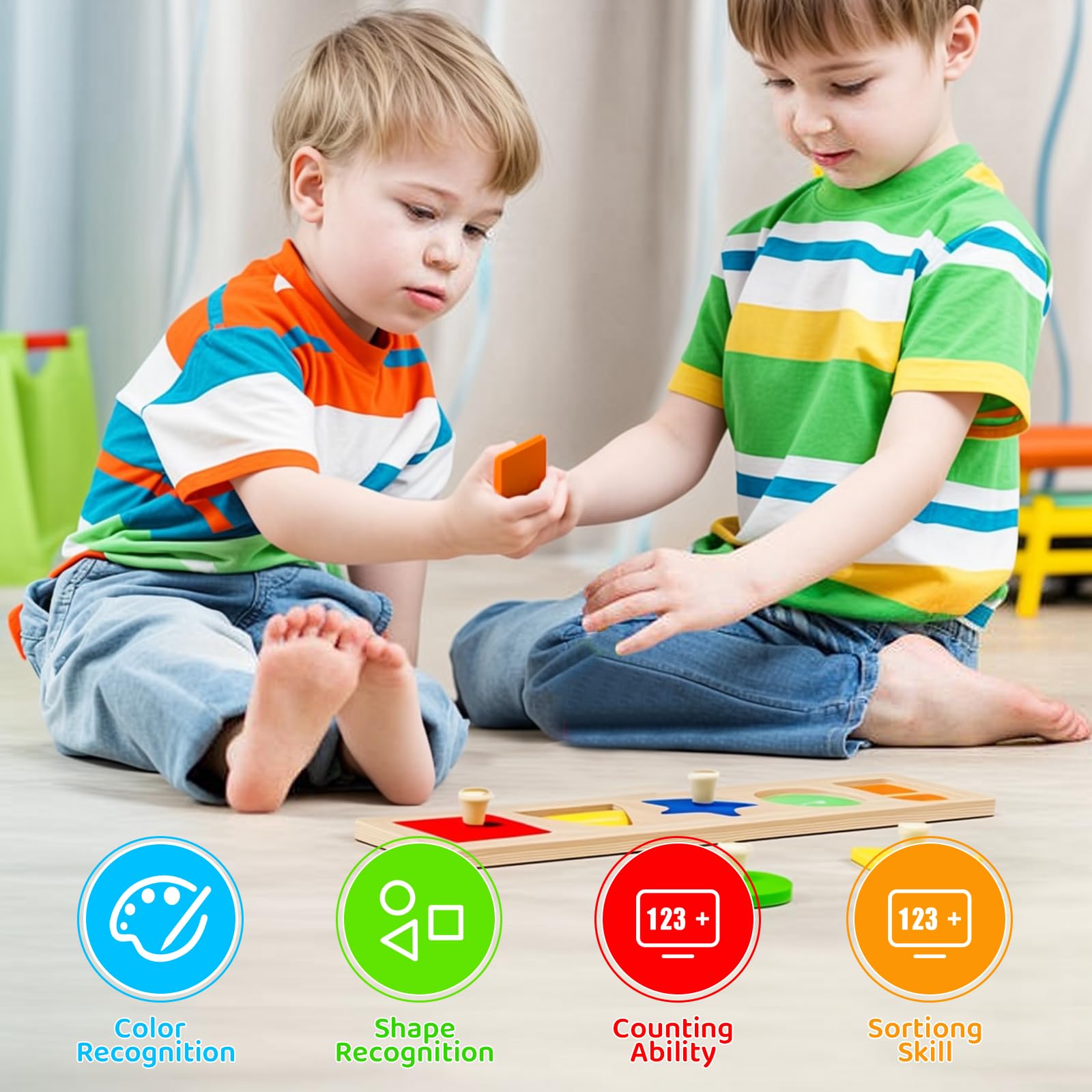 Indoor and outdoor preschool learning toy