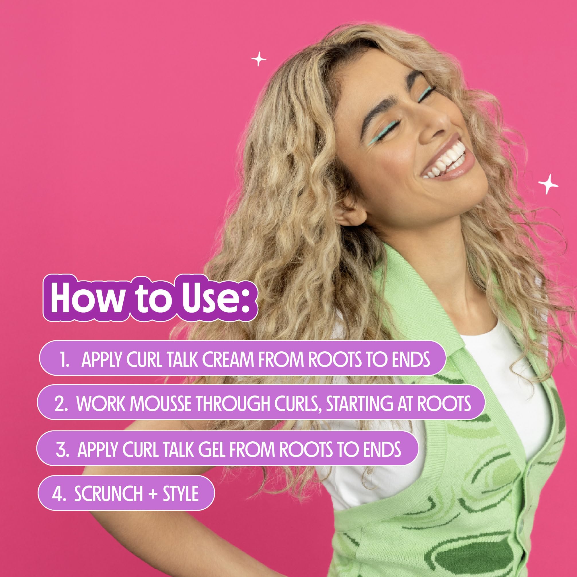 Lightweight mousse for curly hair Not Your Mother's Curl Talk