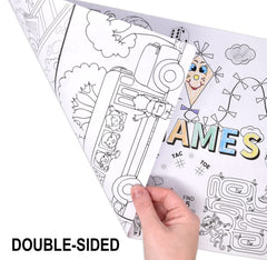 Color your own activity mats for restaurants