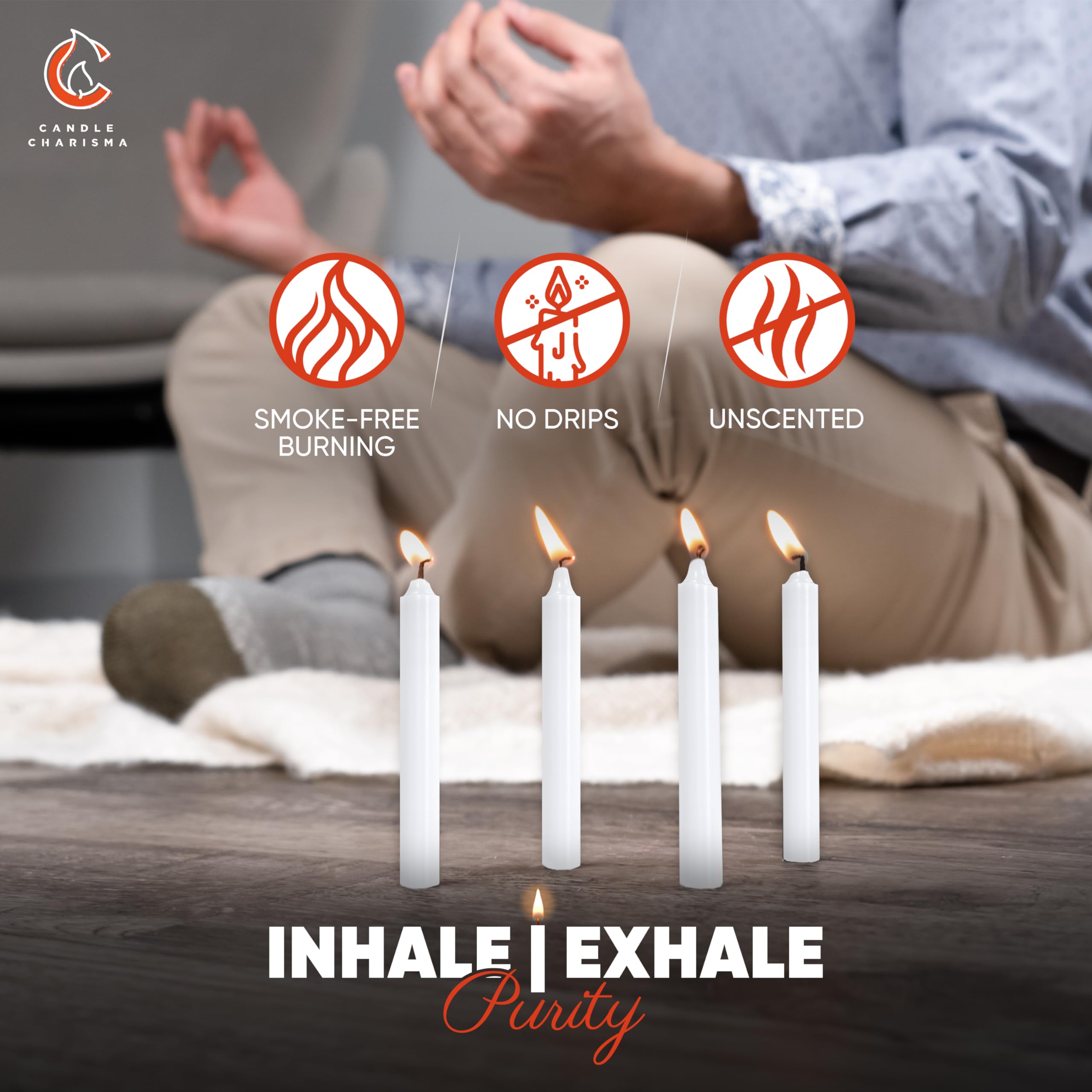 Colored taper candle options for rituals and celebrations