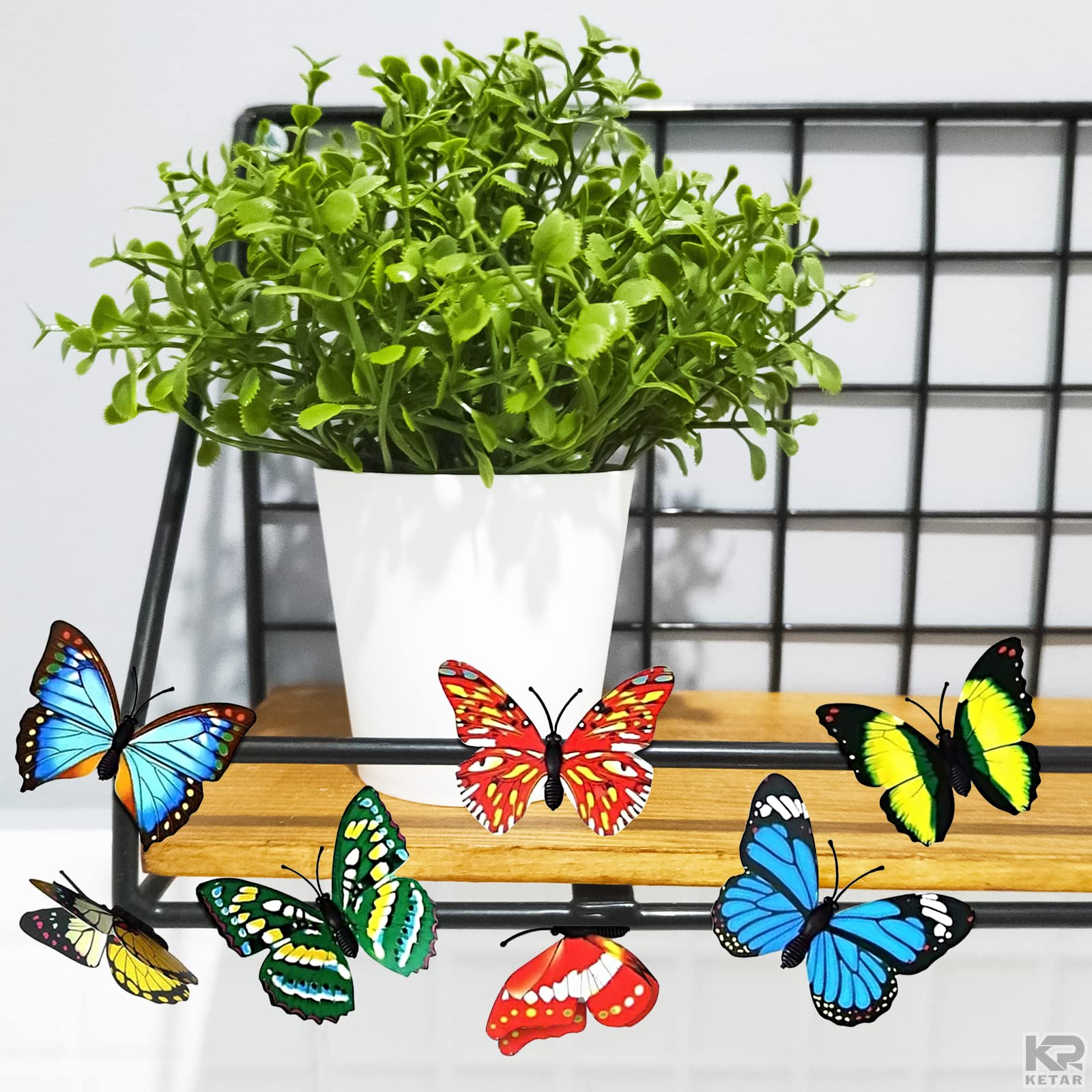 adhesive backed butterfly decor magnets