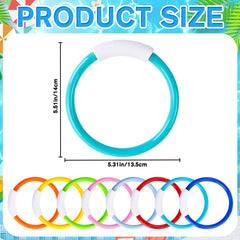 Non-toxic premium plastic diving toys with smooth edges