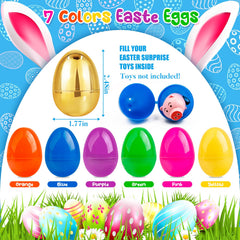 Colorful fillable Easter eggs bulk for parties and classroom
