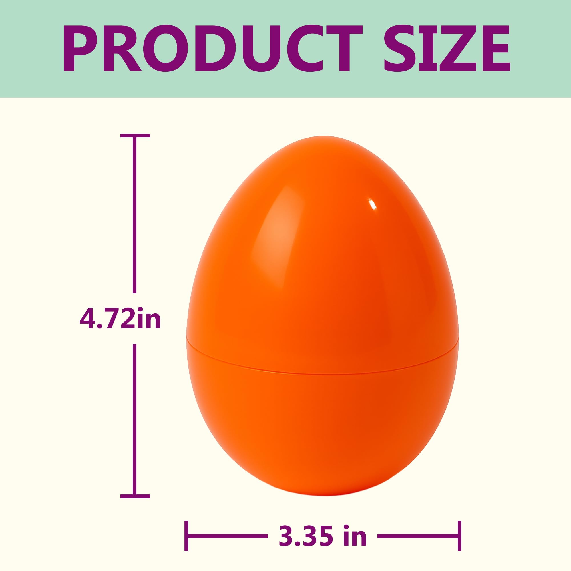 Durable plastic Easter eggs Celmuron hunts