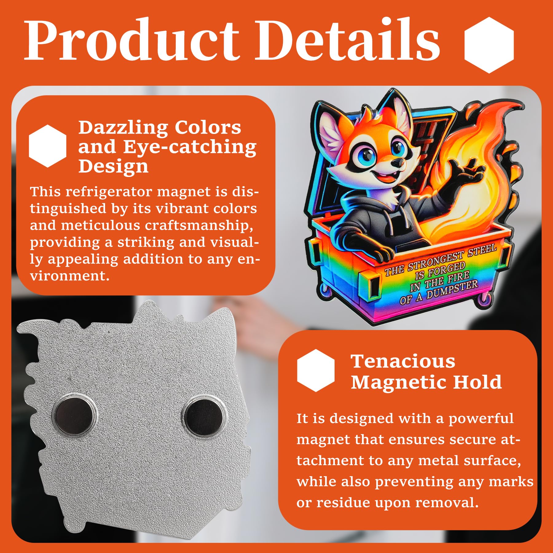 Colorful fridge magnets suitable for whiteboard kitchen and office