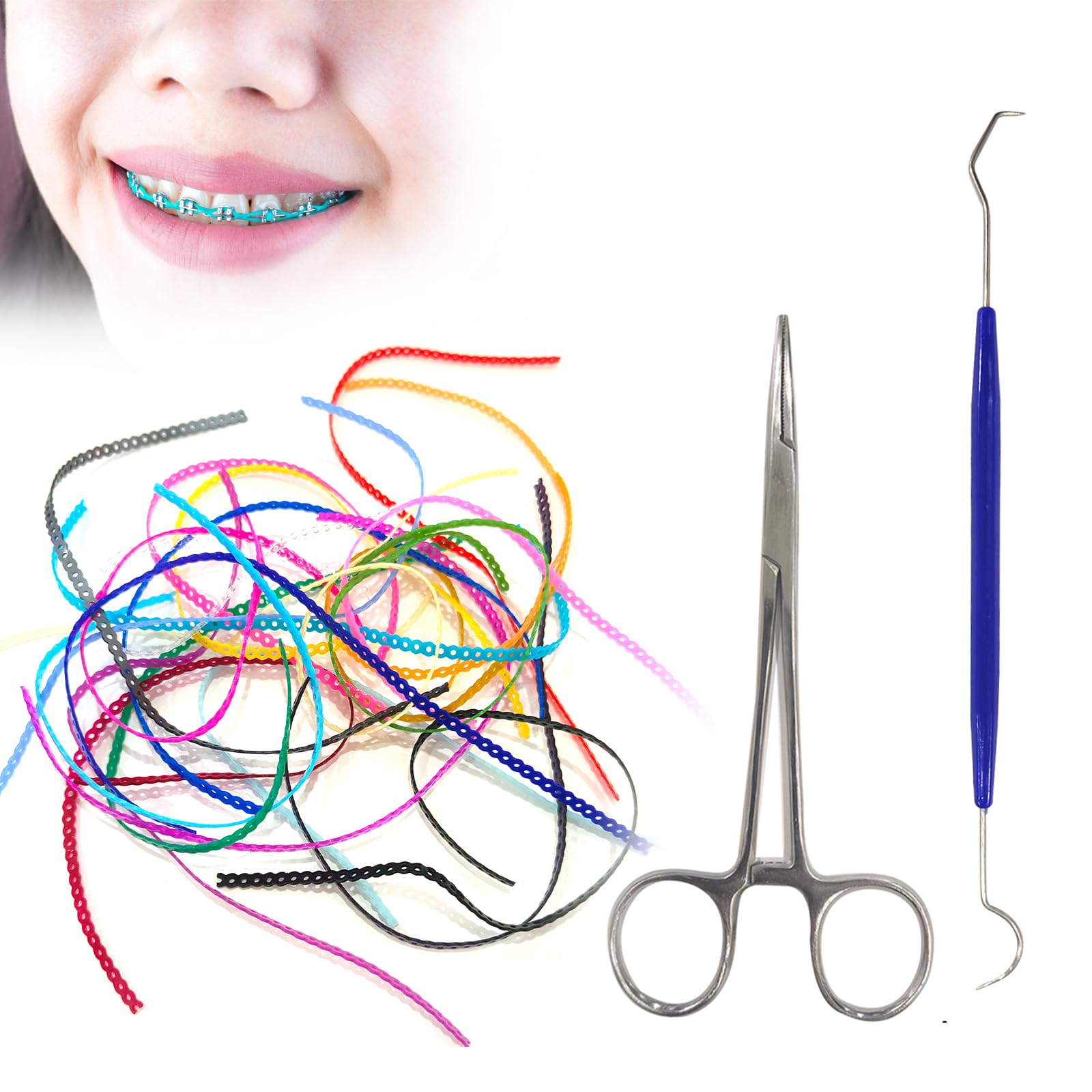 Colorful power chain 24pcs for braces set