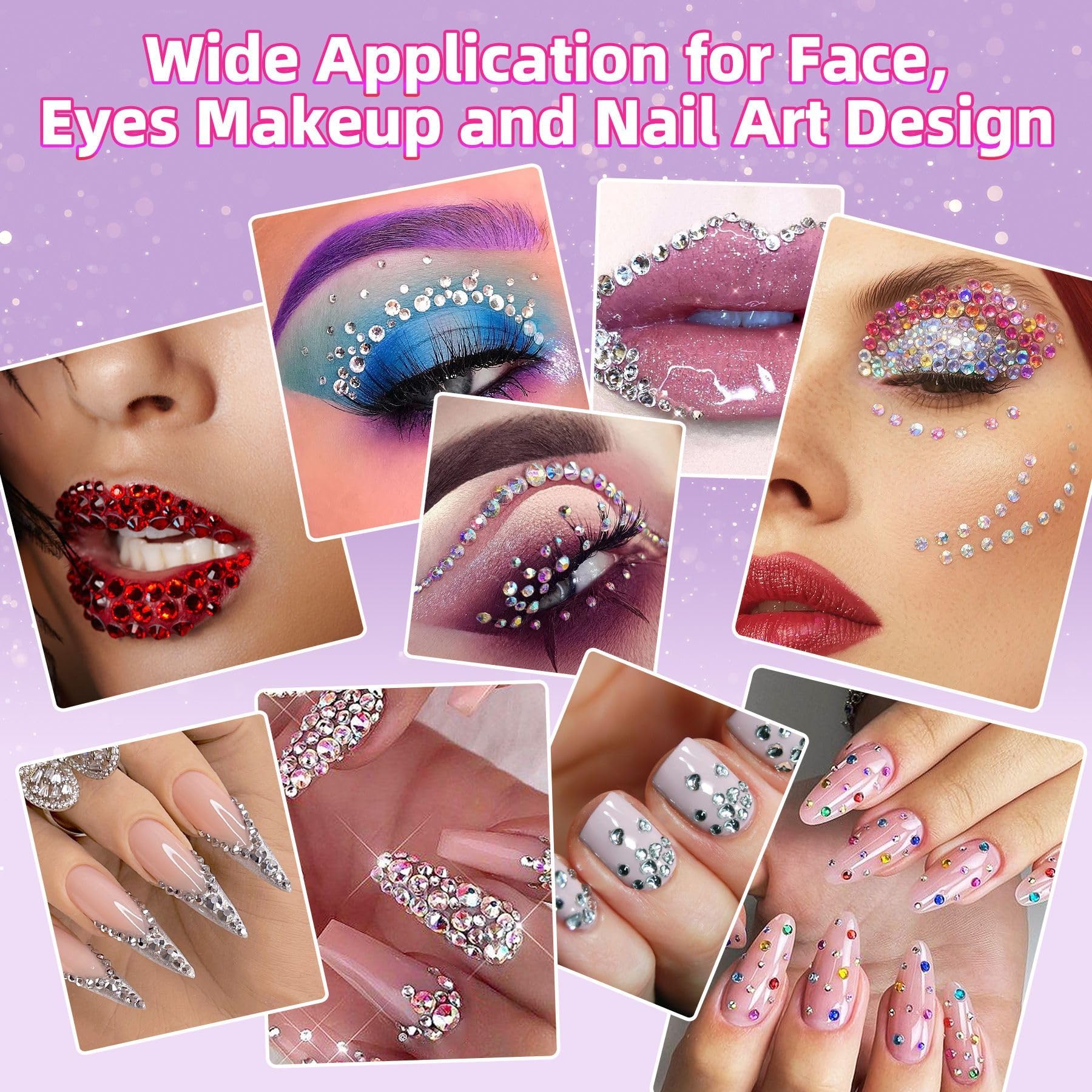 jelly rhinestones resin bedazzling embellishments
