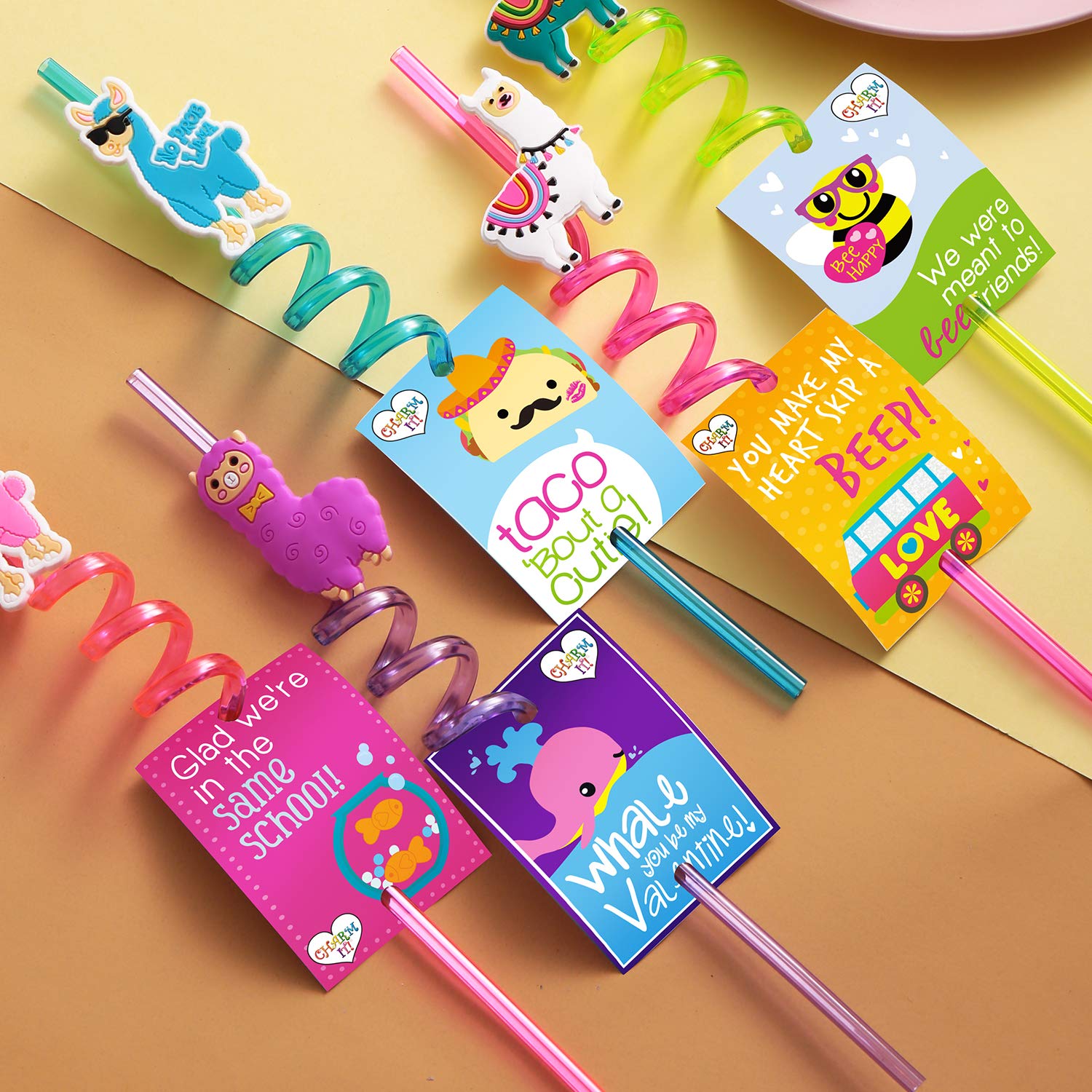 two extra wide cleaning brushes included with straws