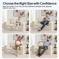 Arm pillows with cup pocket and side pocket on COMAX futon