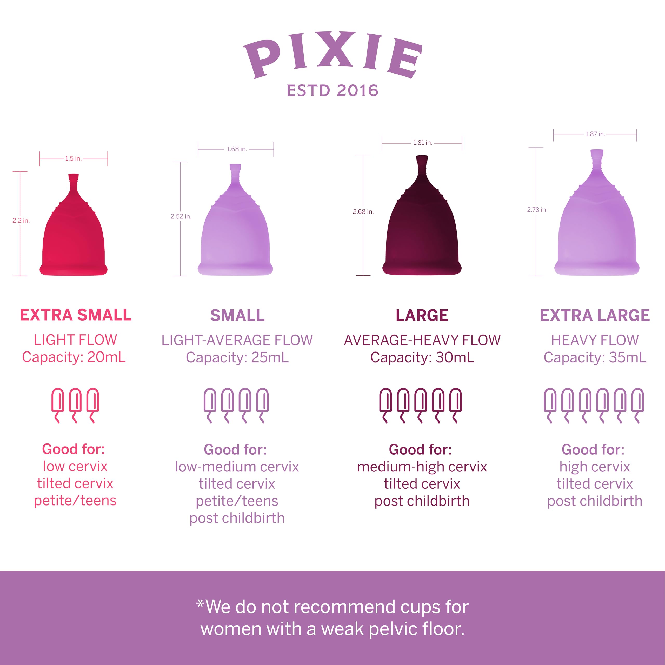 No odor and no leaks Pixie Cup silicone period cup image