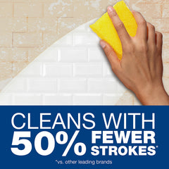 Nonabrasive bathroom cleaner for porcelain and fiberglass surfaces