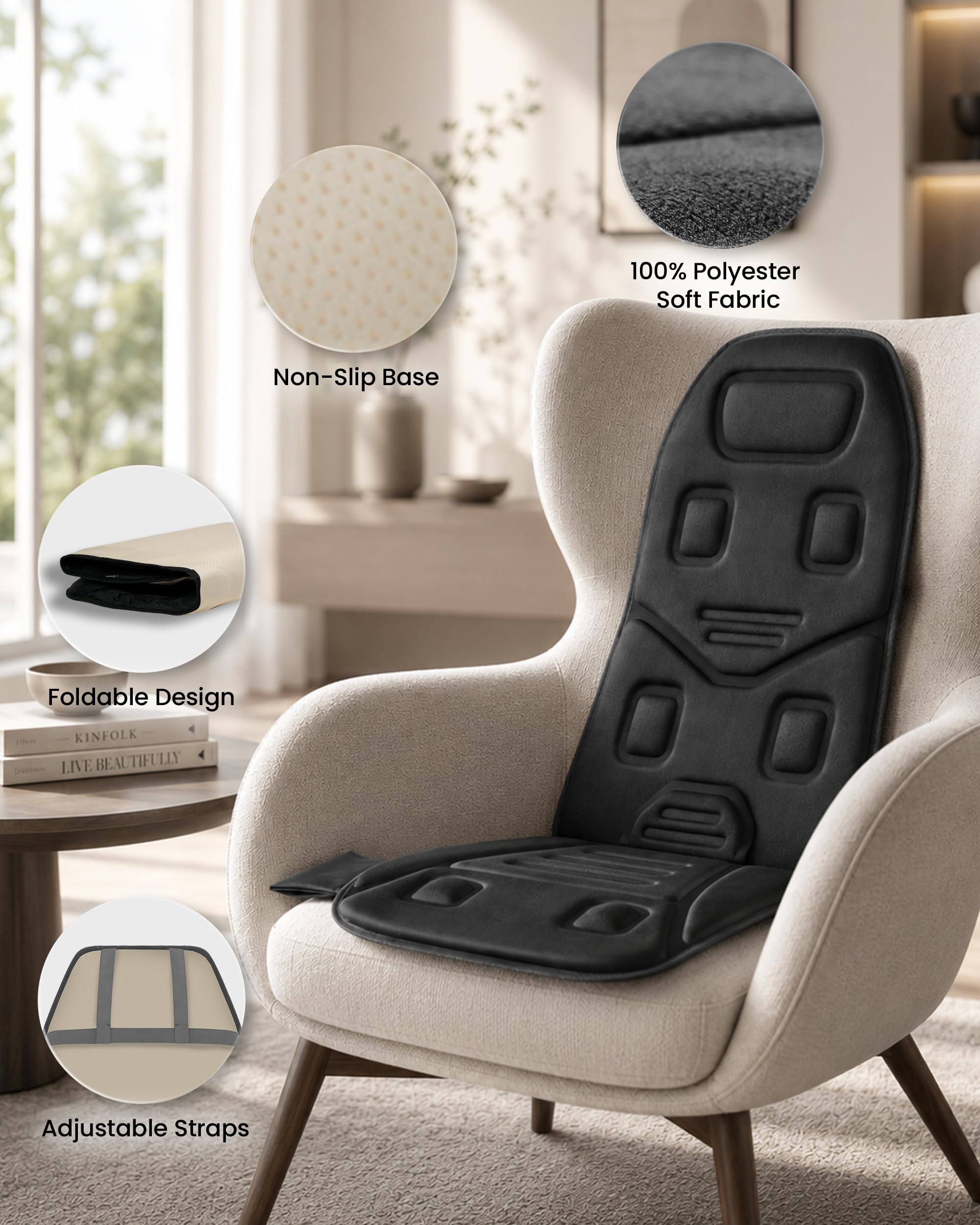 Five massage modes and three intensities