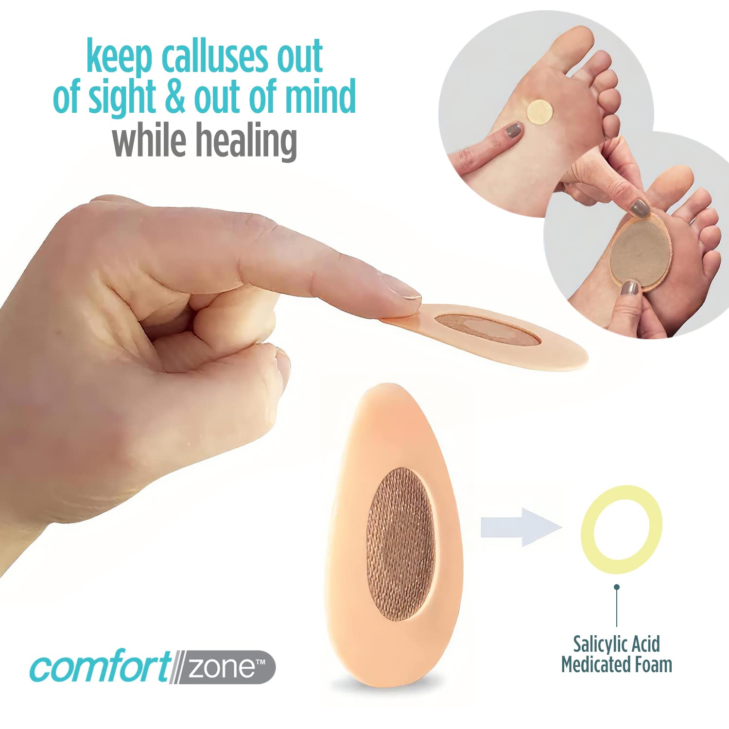 Comfort Zone callus patches 20 count packaging