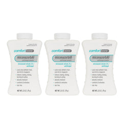 Comfort Zone Miconazorb Antifungal Powder 2% 2.5 oz 3-Pack packaging
