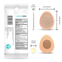 Eight medicated patches with 40 percent salicylic acid