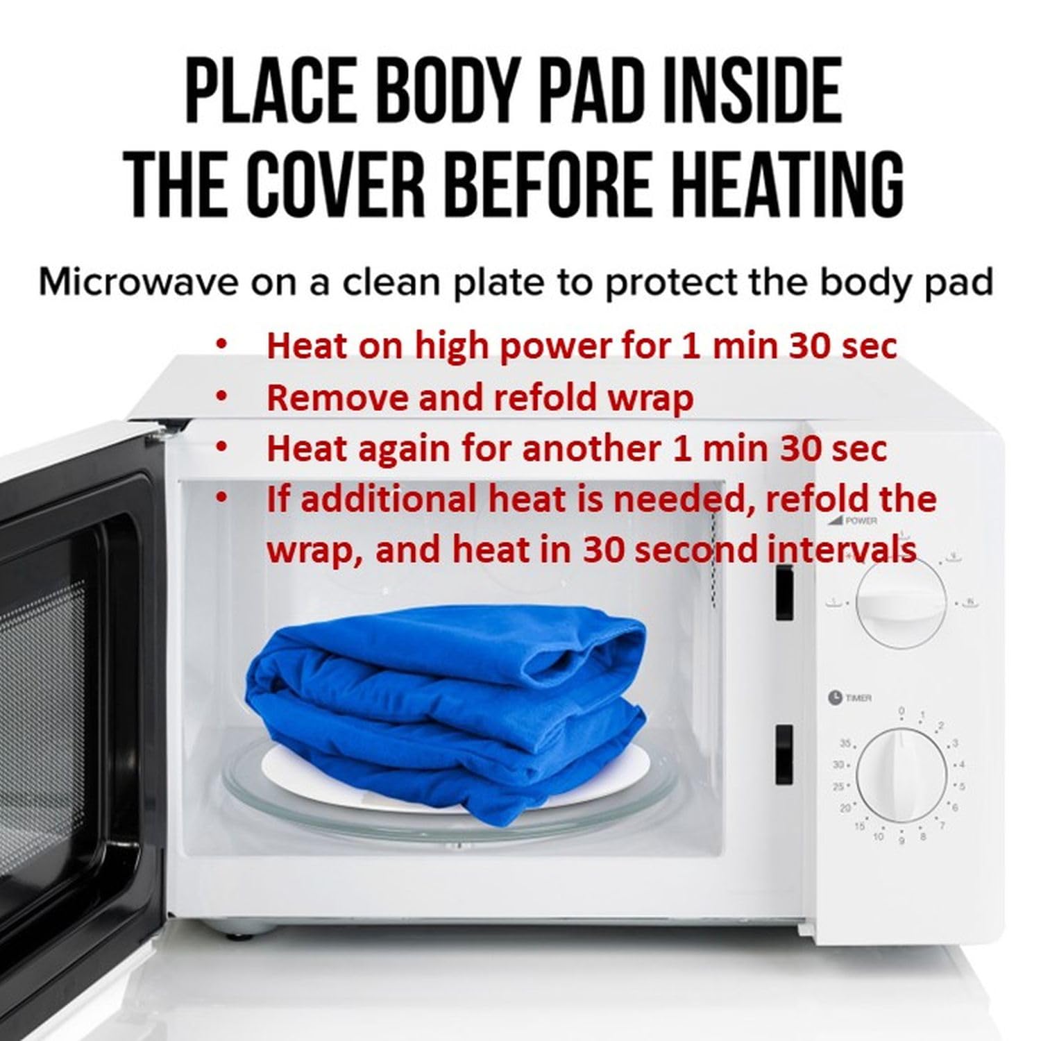 Sectional design of ComfortCloud XL for even heat
