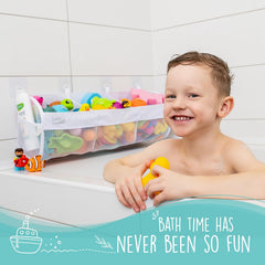 Comfylife bath toy organizer 24inch with side pockets