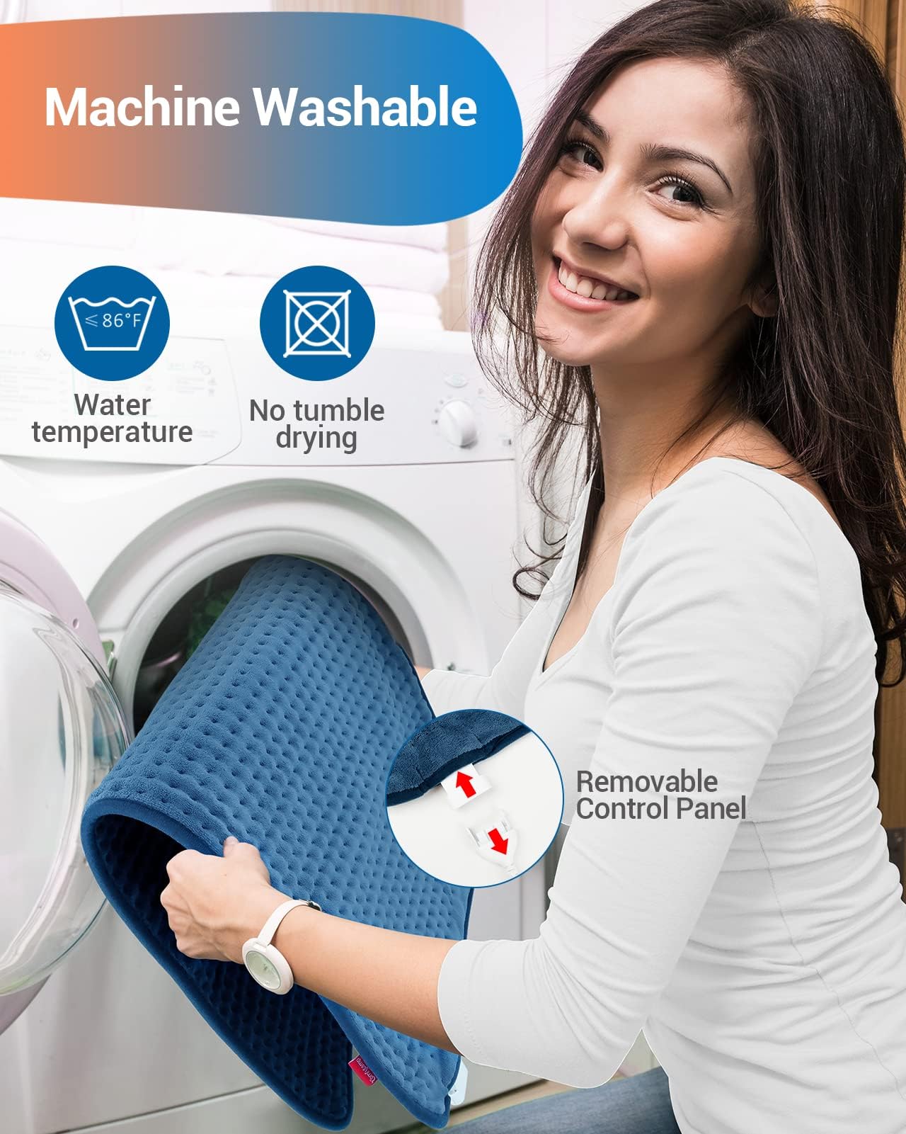 Two hour auto shut-off feature on Comfytemp heating pad