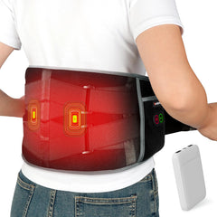 Comfytemp cordless heating pad with massager main unit 47.24 x 7.87 inches