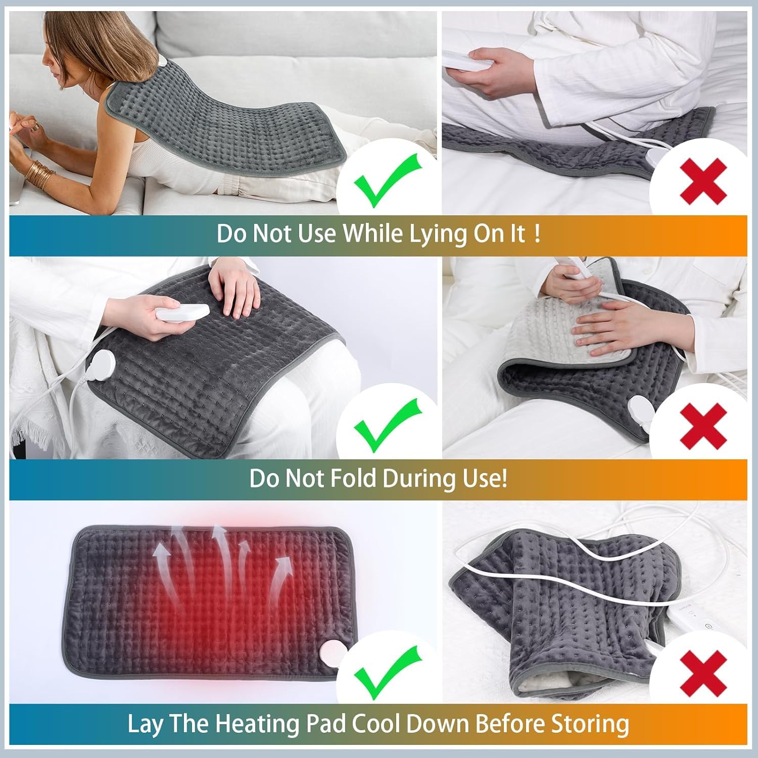 Comfytemp flannel cover on heating pad image