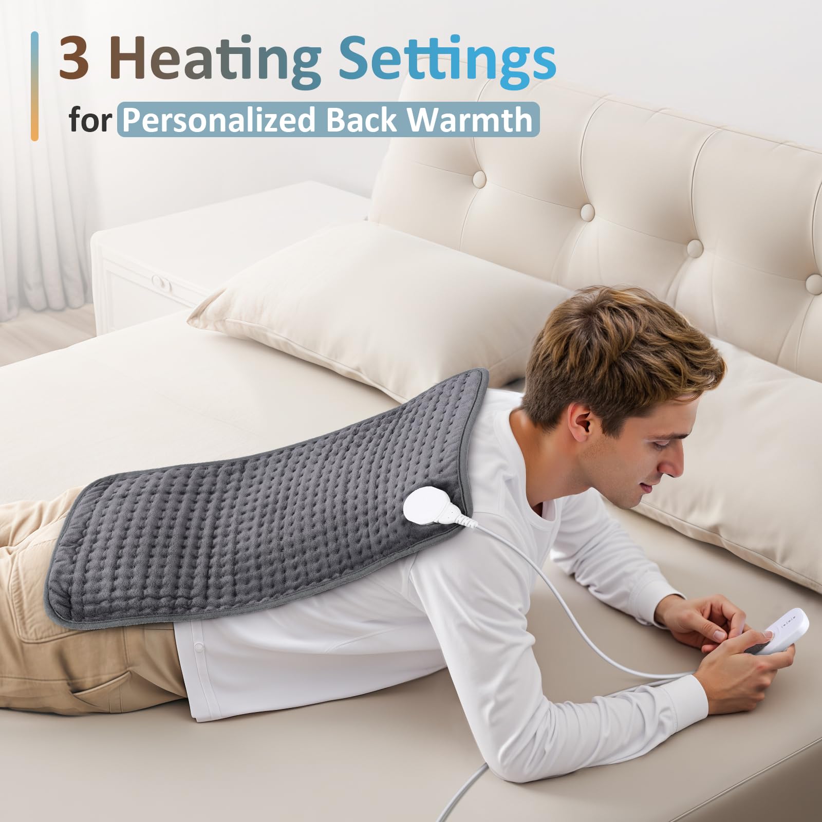 Comfytemp heating pad period 12x24 size image