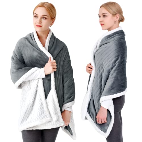 Machine washable 210GSM flannel fabric on Comfytemp wearable blanket