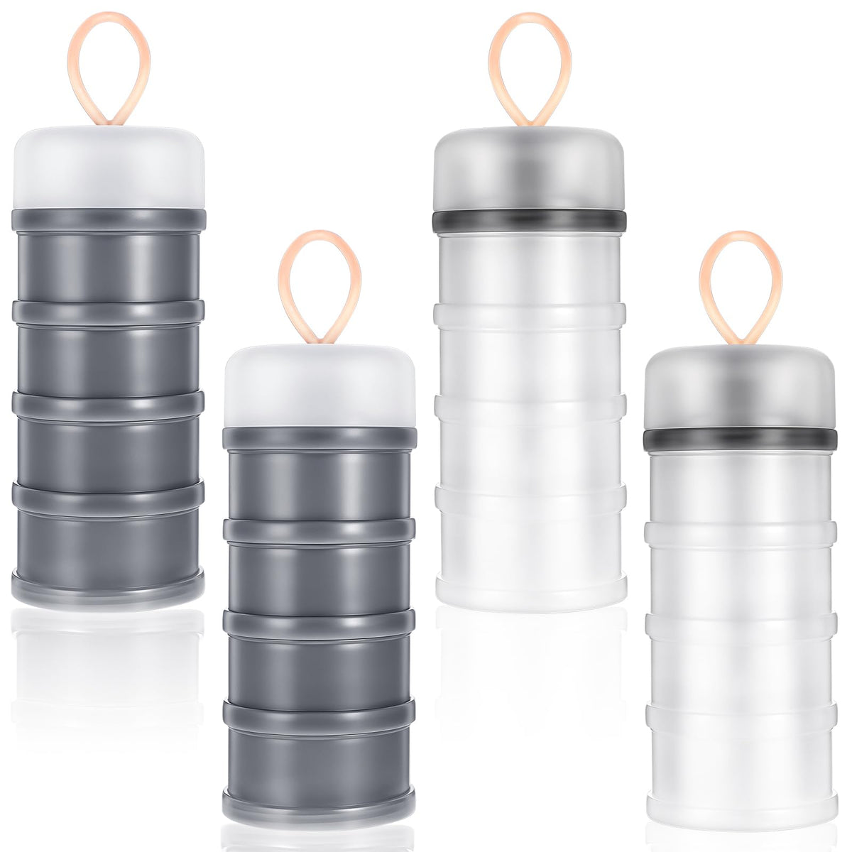 COMNICO protein powder container four-layer design