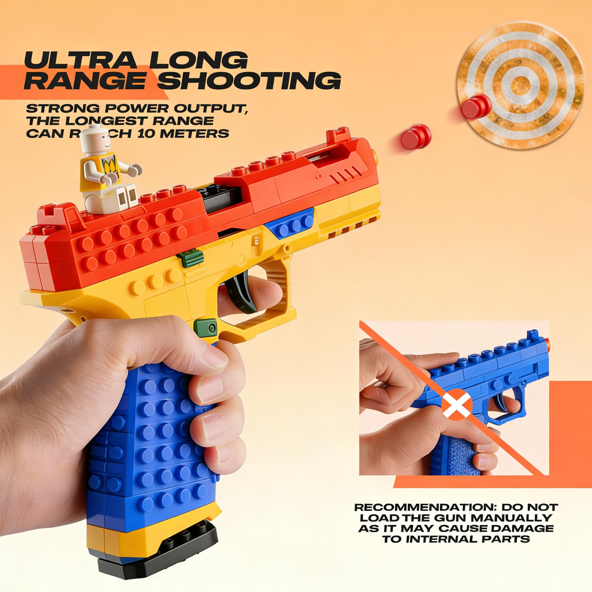 Safe foam darts for indoor and outdoor play
