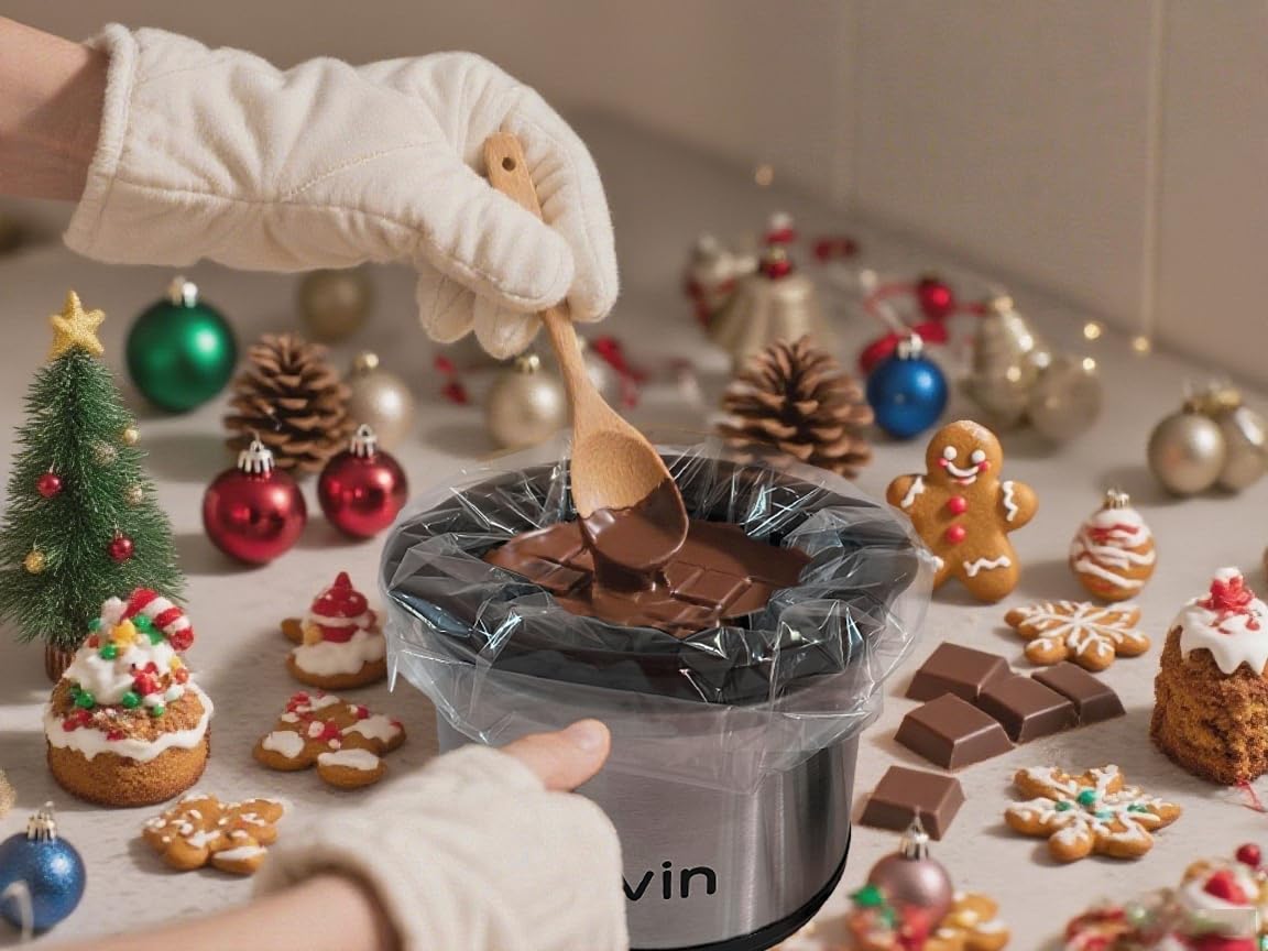 Compact 20-ounce fondue warmer for small gatherings