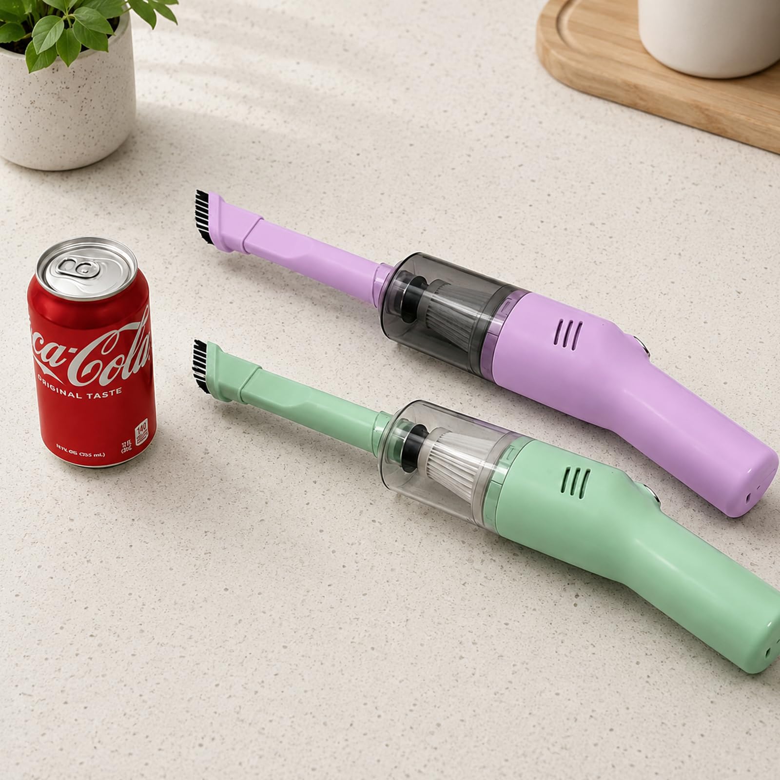 compact handheld vacuum used for car desk sofa drawers