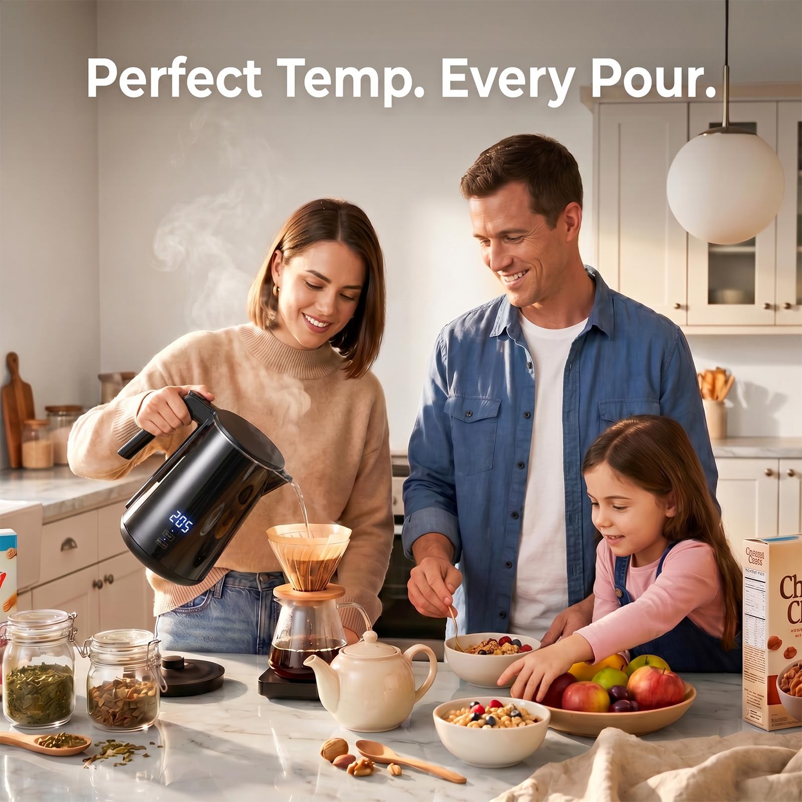Easy to clean surface and accessible design