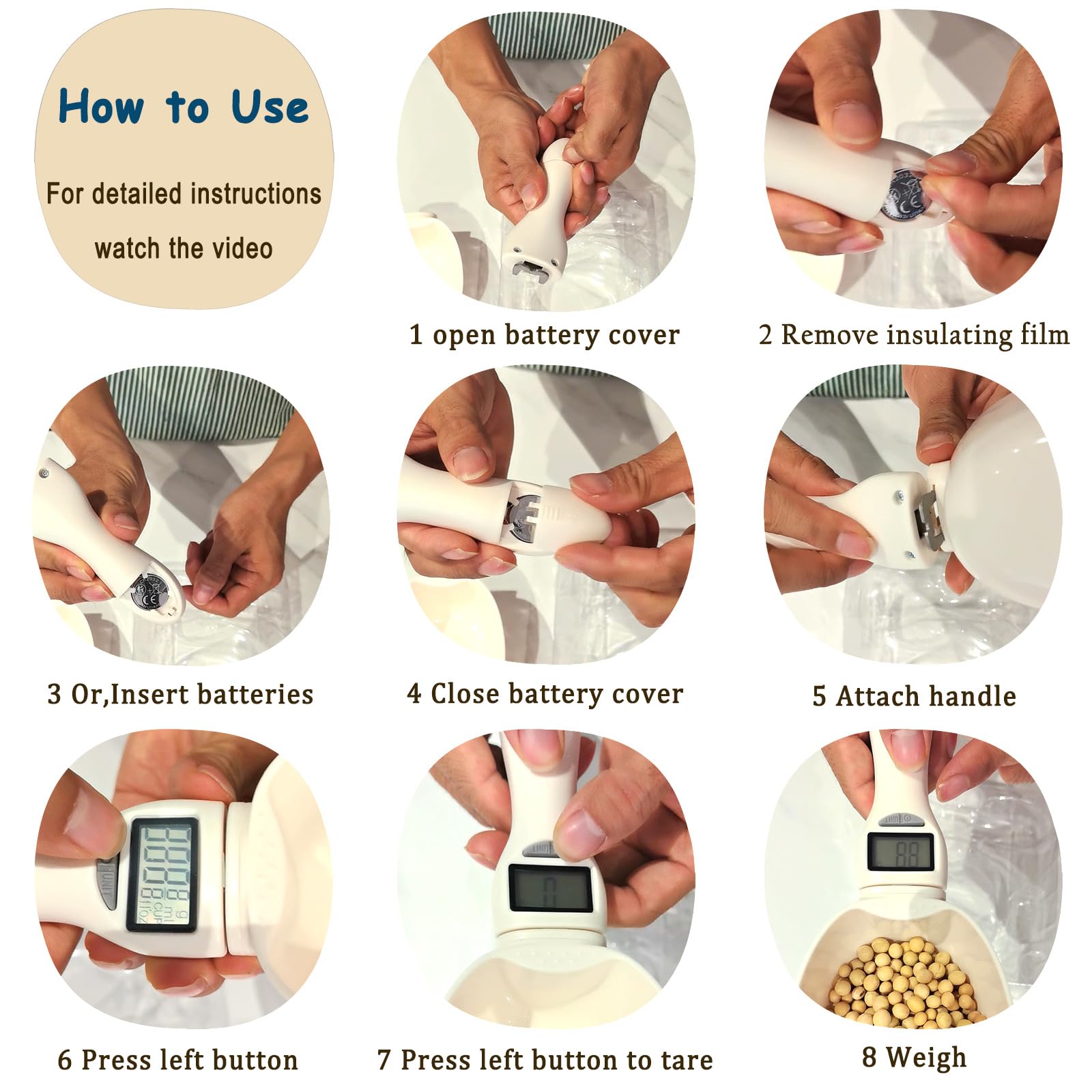 Portable precision measuring spoon for precise portions