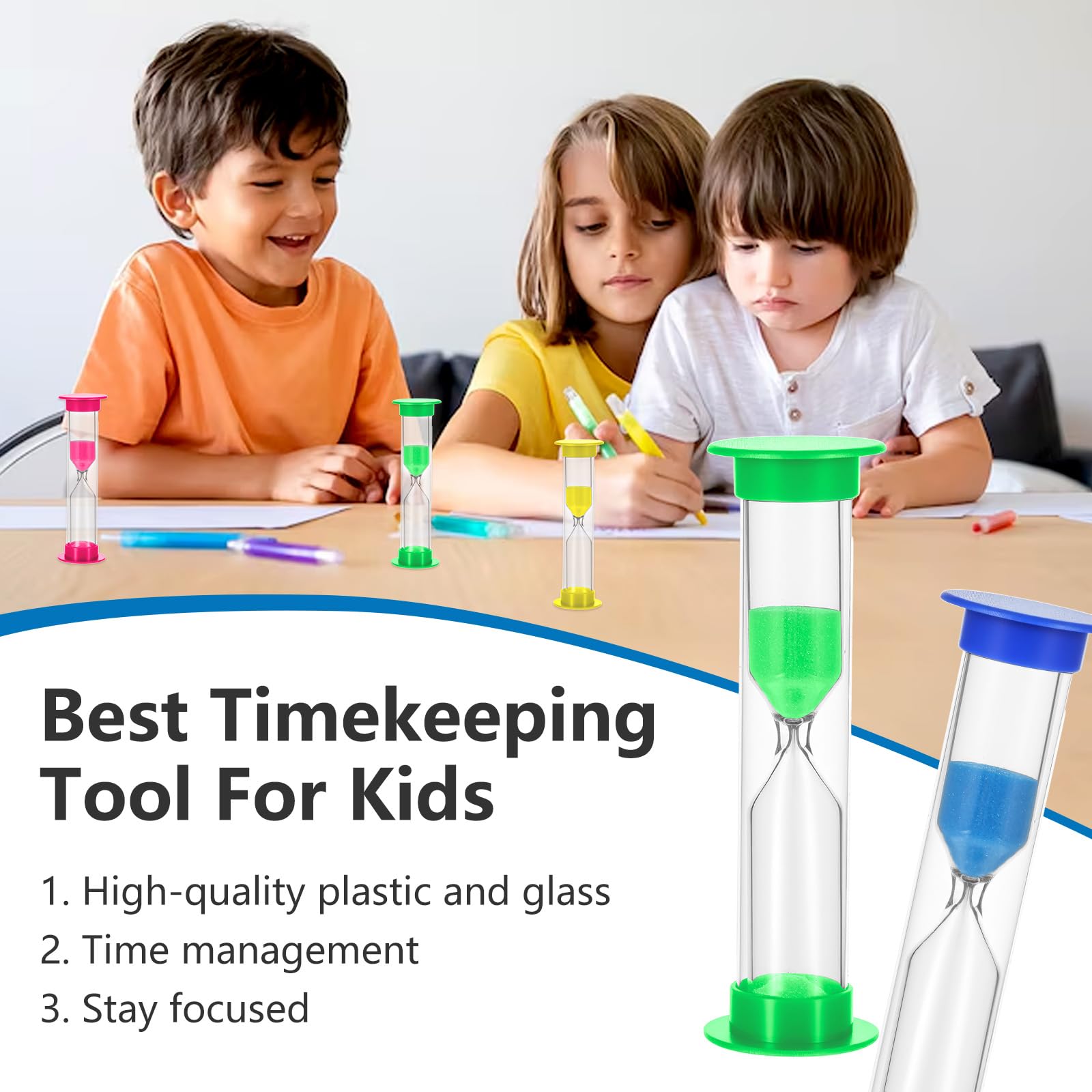 durable plastic sand clock timer 2 minute