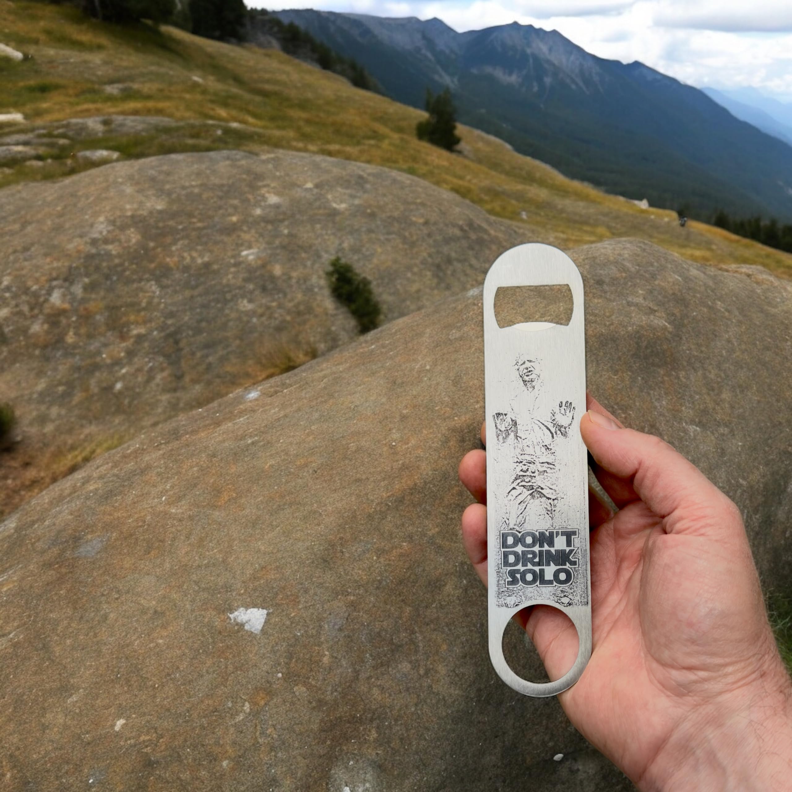 Stainless steel bottle opener 1/8in thick