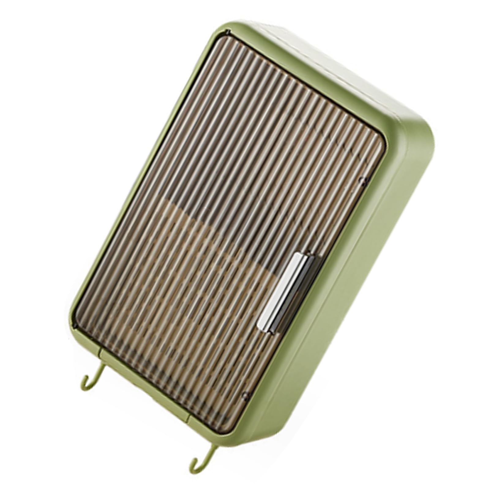 Compact green wall mounted organizer for chopsticks