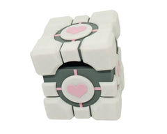 Companion Cube Storage Box used as a gift box