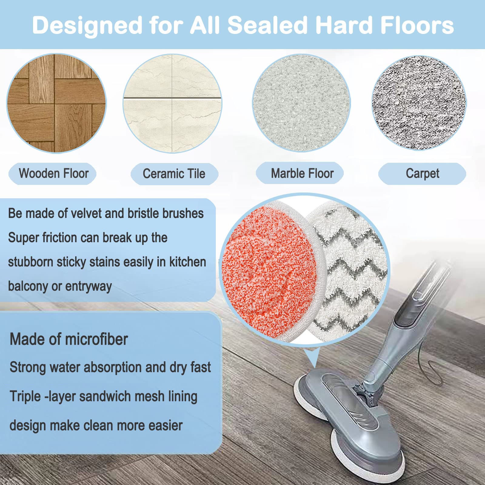 Shark compatible steam mop pads 12 pack by Bvhonwe