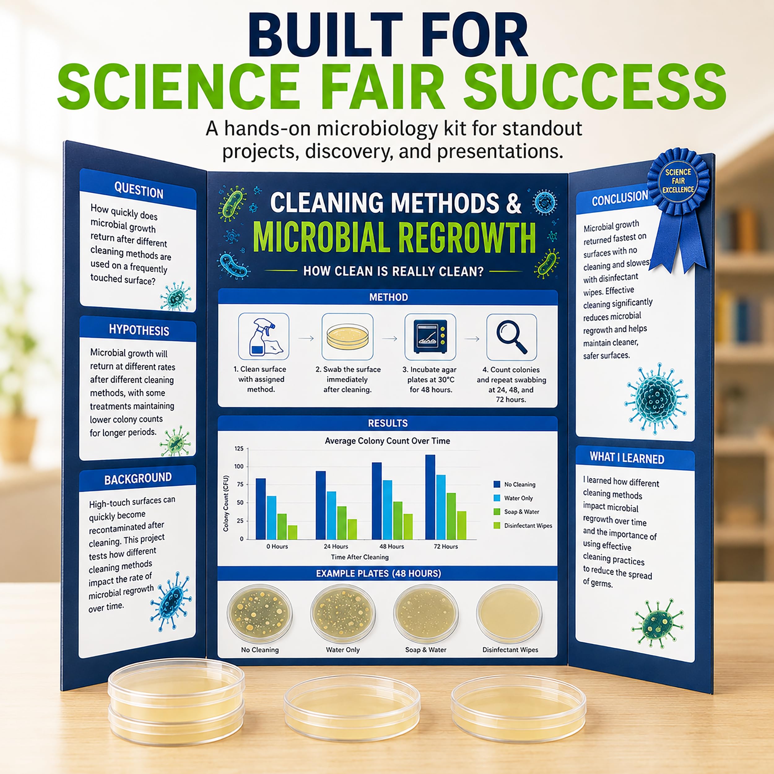 Complete Evviva Sciences science kit packaging