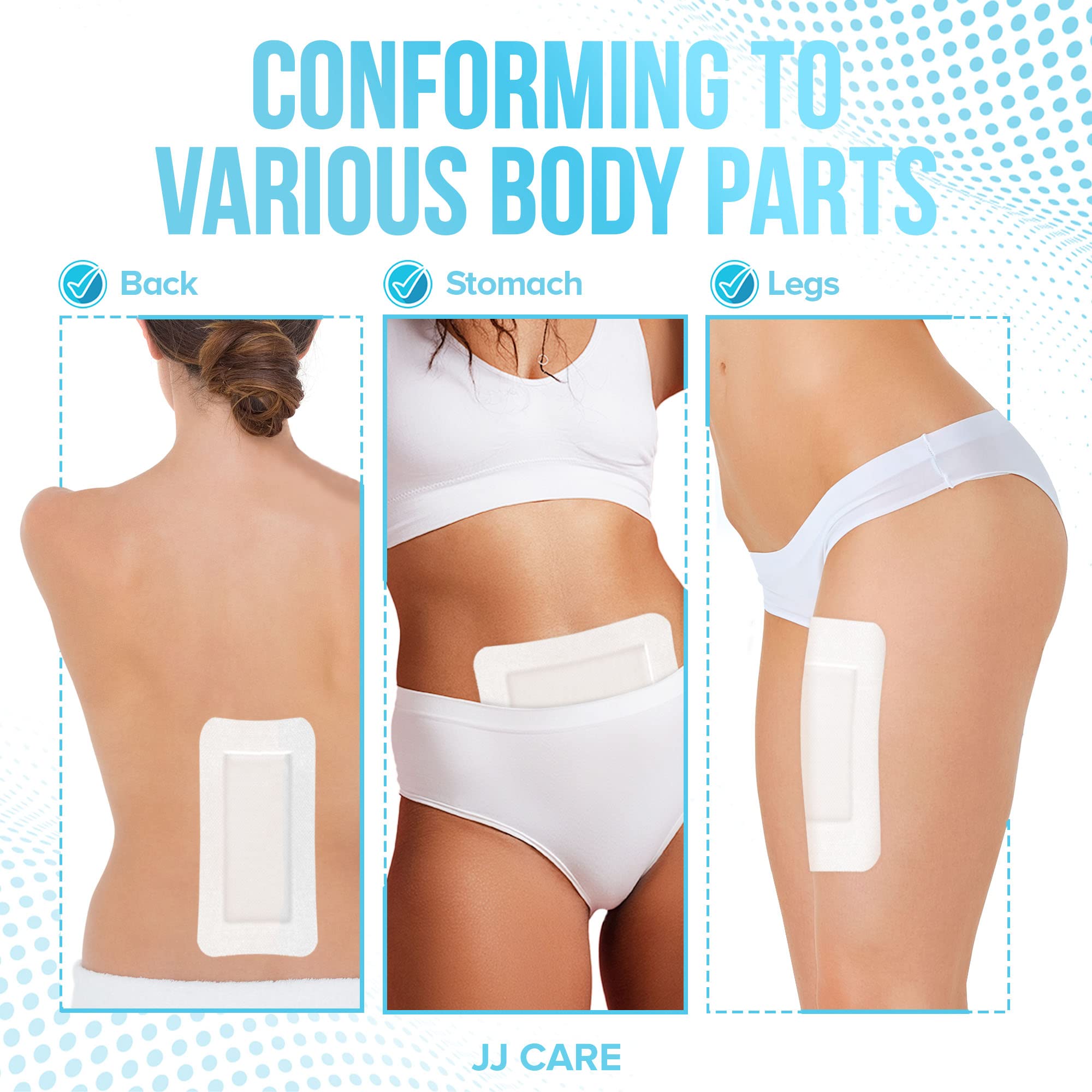 Individually wrapped dressing packaging image