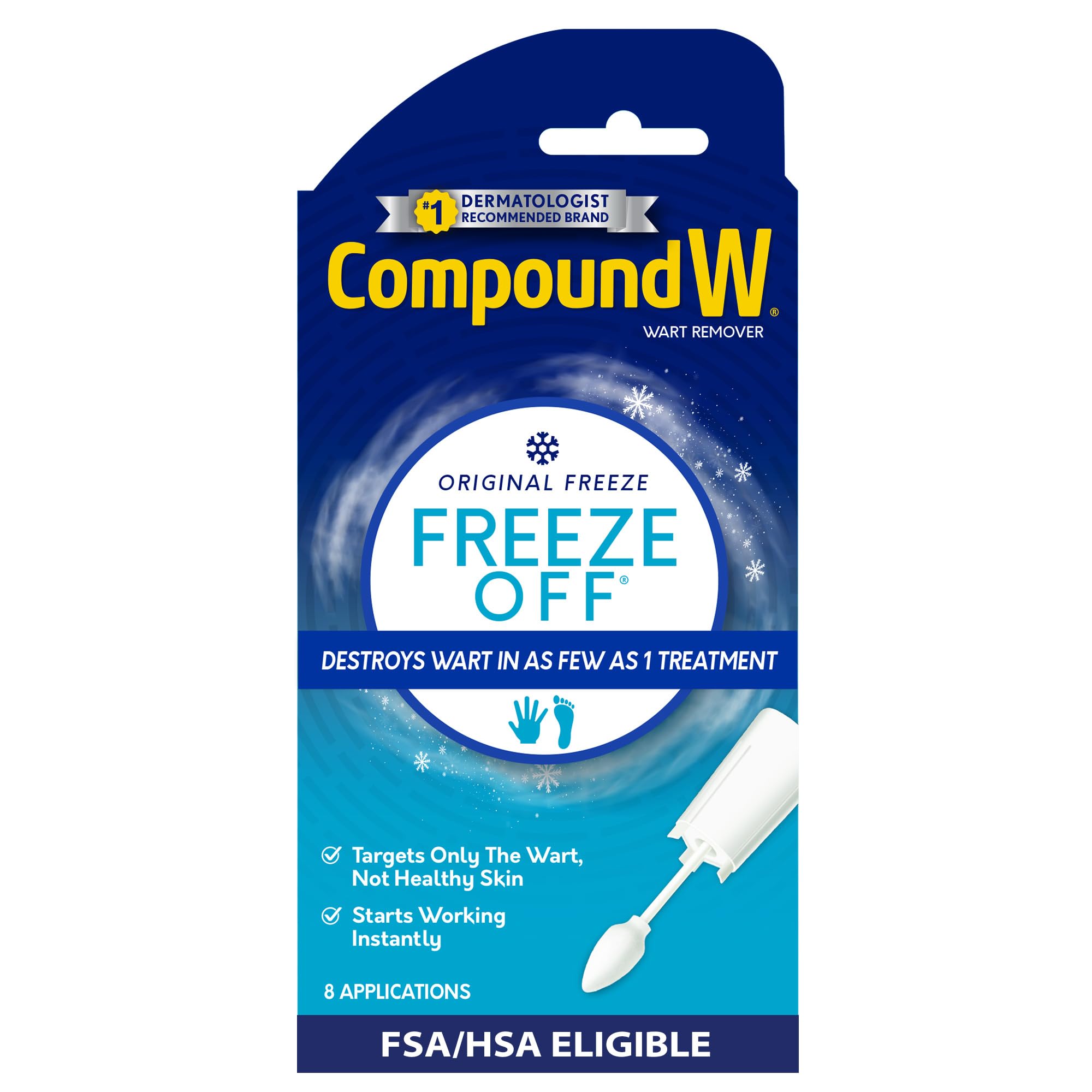 Compound W Freeze Off Wart Remover 8 Applications product image