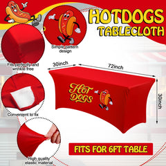 Concession stand decor kit with tablecloth and banner
